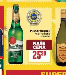 Billa Pivo pilsner urquell nabídka