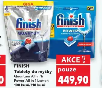 Kaufland FINISH Tablety do myčky nabídka