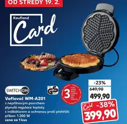 Kaufland Vaflovač WM-A201 nabídka