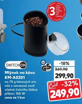 Kaufland Mlýnek na kávu KM-A0201 nabídka