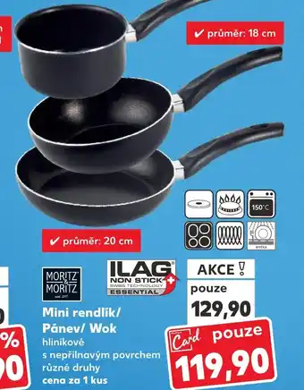 Kaufland Mini rendlík/ Pánev/ Wok nabídka