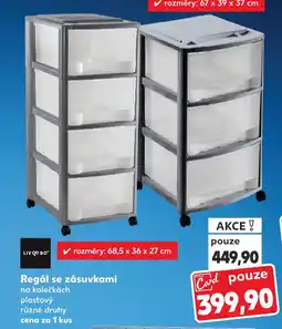 Kaufland Regál se zásuvkami nabídka