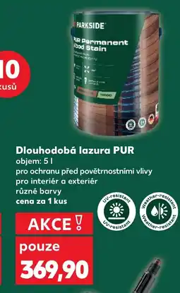 Kaufland Dlouhodobá lazura PUR nabídka