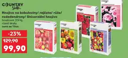 Kaufland Hnojivo na bobuloviny/ rajčata/ růže/ rododendrony/ Univerzální hnojivo nabídka