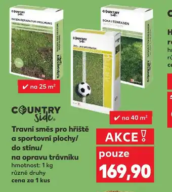 Kaufland Travní směs pro hřiště a sportovní plochy/ do stínu/ na opravu trávníku nabídka