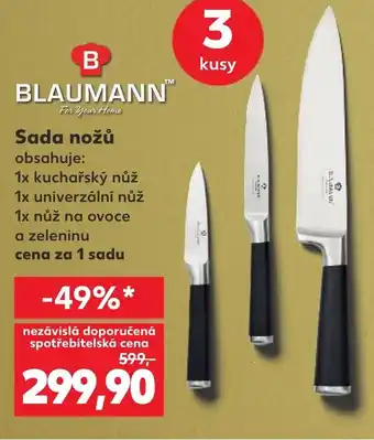 Kaufland Sada nožů nabídka