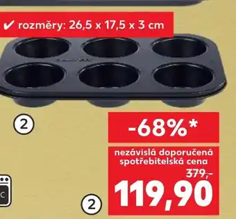 Kaufland Forma na muffiny/ Plech na pečení nabídka