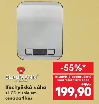 Kaufland Kuchyňská váha s LCD displejem nabídka