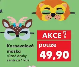 Kaufland Karnevalová maska nabídka