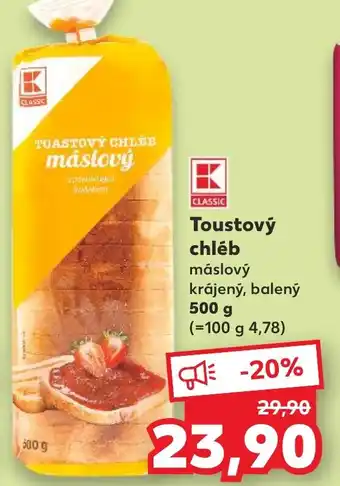 Kaufland Toustový chléb nabídka