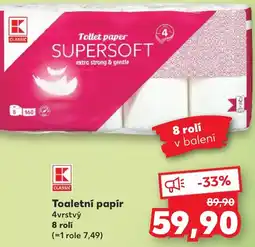 Kaufland Toaletní papír 4vrstvý nabídka