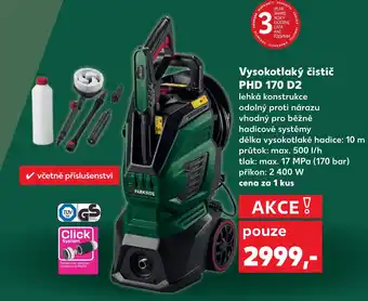 Kaufland Vysokotlaký čistič PHD 170 D2 nabídka