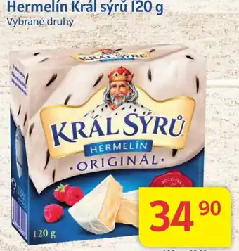 Kubík potraviny Hermelín Král sýrů nabídka