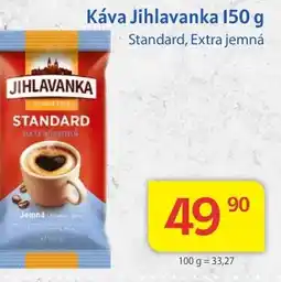 Kubík potraviny Káva Jihlavanka Standard, Extra jemná nabídka