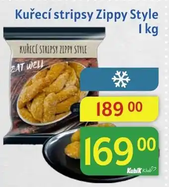 Kubík potraviny Kuřecí stripsy Zippy Style nabídka