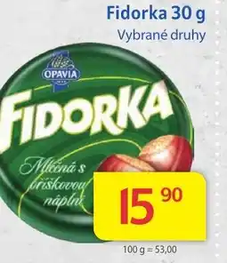 Kubík potraviny Fidorka nabídka