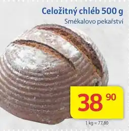 Kubík potraviny Celožitný chléb nabídka