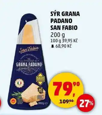 Penny Market SÝR GRANA PADANO SAN FABIO, 200 g nabídka