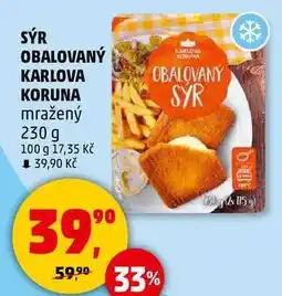 Penny Market SÝR OBALOVANÝ KARLOVA KORUNA, 230 g nabídka