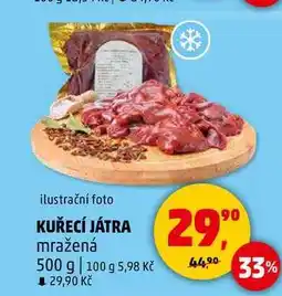 Penny Market KUŘECÍ JÁTRA, 500 g nabídka