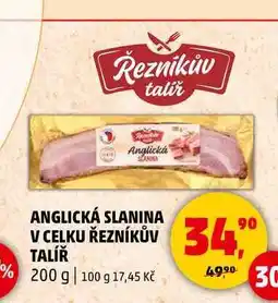 Penny Market ANGLICKÁ SLANINA V CELKU ŘEZNÍKŮV, 200 g nabídka