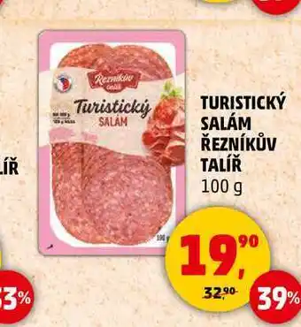 Penny Market TURISTICKÝ SALÁM ŘEZNÍKŮV TALÍŘ, 100 g nabídka