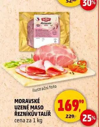 Penny Market MORAVSKÉ UZENÉ MASO ŘEZNÍKŮV TALÍŘ, 1 kg nabídka