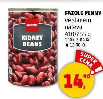 Penny Market FAZOLE PENNY ve slaném nálevu, 410 g nabídka