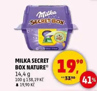 Penny Market MILKA SECRET BOX NATURE, 14,4 g nabídka