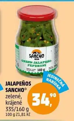 Penny Market JALAPEÑOS SANCHO, 160 g nabídka