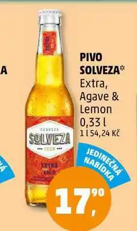 Penny Market PIVO SOLVEZA, 0,33 l nabídka