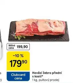 Tesco Hovězí žebro přední s kostí, 1 kg nabídka