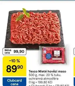 Tesco Tesco Mleté hovězí maso, 500 g, max. 20 % tuku nabídka