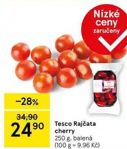 Tesco Tesco Rajčata cherry, 250 g, balená nabídka