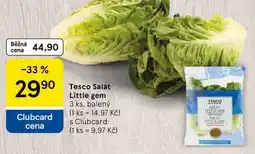 Tesco Tesco Salát Little gem, 3 ks, balený nabídka