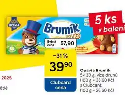 Tesco Opavia Brumik, 5x 30 g, více druhů nabídka