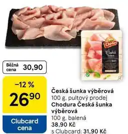 Tesco Česká šunka výběrová, 100 g nabídka