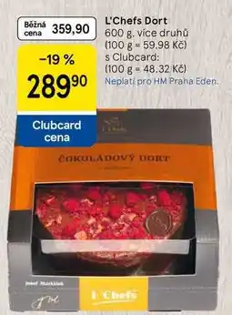 Tesco L'Chefs Dort, 600 g. více druhů nabídka