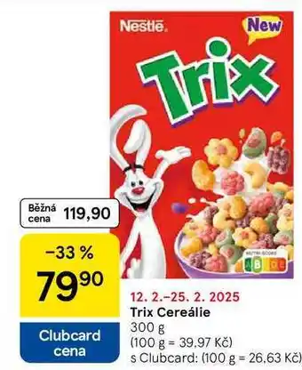 Tesco Trix Cereálie, 300 g nabídka