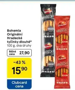 Tesco Bohemia Originální Hradecké tyčinky dlouhé, 100 g nabídka