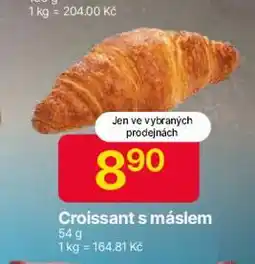 Hruška Croissant s máslem nabídka