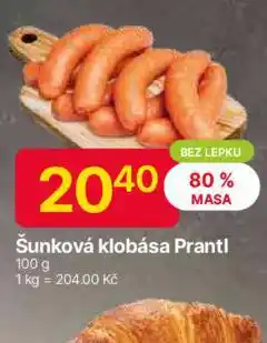 Hruška Šunková klobása prantl nabídka