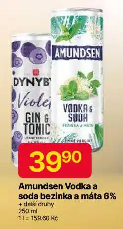 Hruška Amunsed vodka a soda bezinka a máta 6% nabídka