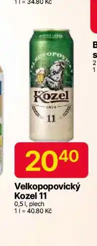 Hruška Pivo velkopopovický kozel 11 nabídka