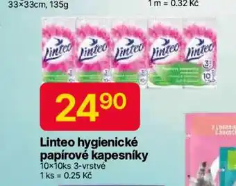 Hruška Linteo hygienické kapesníky nabídka