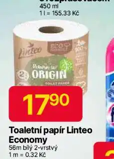 Hruška Linteo toaletní papír nabídka