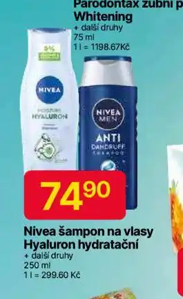 Hruška Nivea šampon nabídka