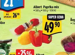 Albert Paprika mix nabídka