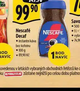 Albert Káva nescafé decaf nabídka