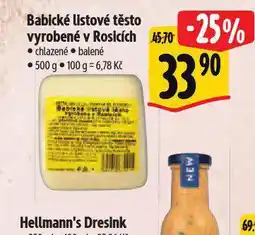 Albert Babické listové těsto nabídka